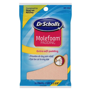 Dr Scholls Mole Foam Paddng 4X3, 2 Strips