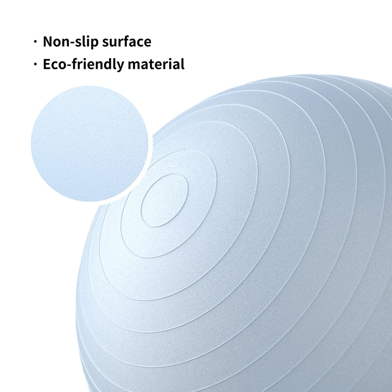 PROIRON Yoga Ball Anti-Burst Exercise Ball Chair with Quick Pump Slip Resistant Gym Ball Supports 500KG Balance Ball for Pilates Yoga Birthing Pregnancy Stability Gym Workout Training (55-75cm)