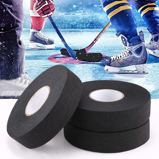 Hockey Tape, 25mm x 20m Yard Adhesive Cloth Tape, Hokey Stick Blade Handle Shaft Bat Sports Tape, Non-Slip Grip Wrap for Ice Hockey, Field Hockey, Roller Hockey, Lacrosse