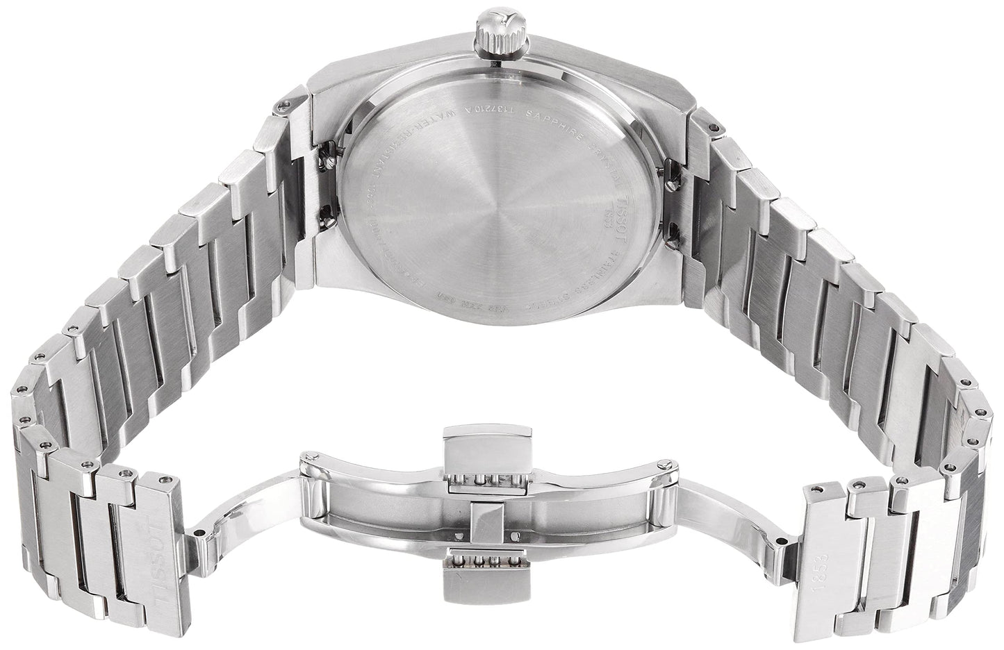 Tissot Unisex PRX 35mm 316L Stainless Steel case Quartz Watch, Grey, Stainless Steel, 11 (T1372101108100), Grey, Quartz Watch