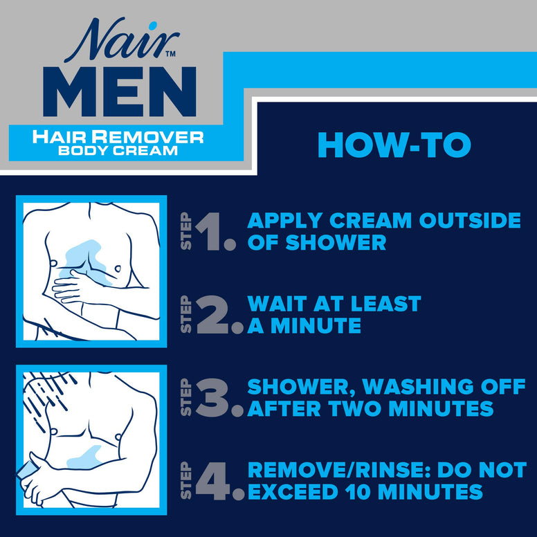 Nair Hair Removal Cream for Men (13 oz)