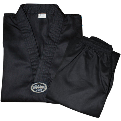 Farabi Taekwondo Uniform Mix Martial Arts Uniform Set Black (180cm)