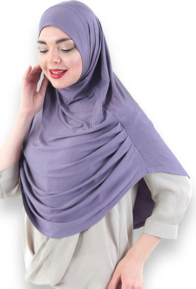 Avanos Easy Wear Soft Hijab for Women, Instant Hijab Long Scarf, Jersey Turbans Prayer Muslim Abayas Dress Clothes Jilbab