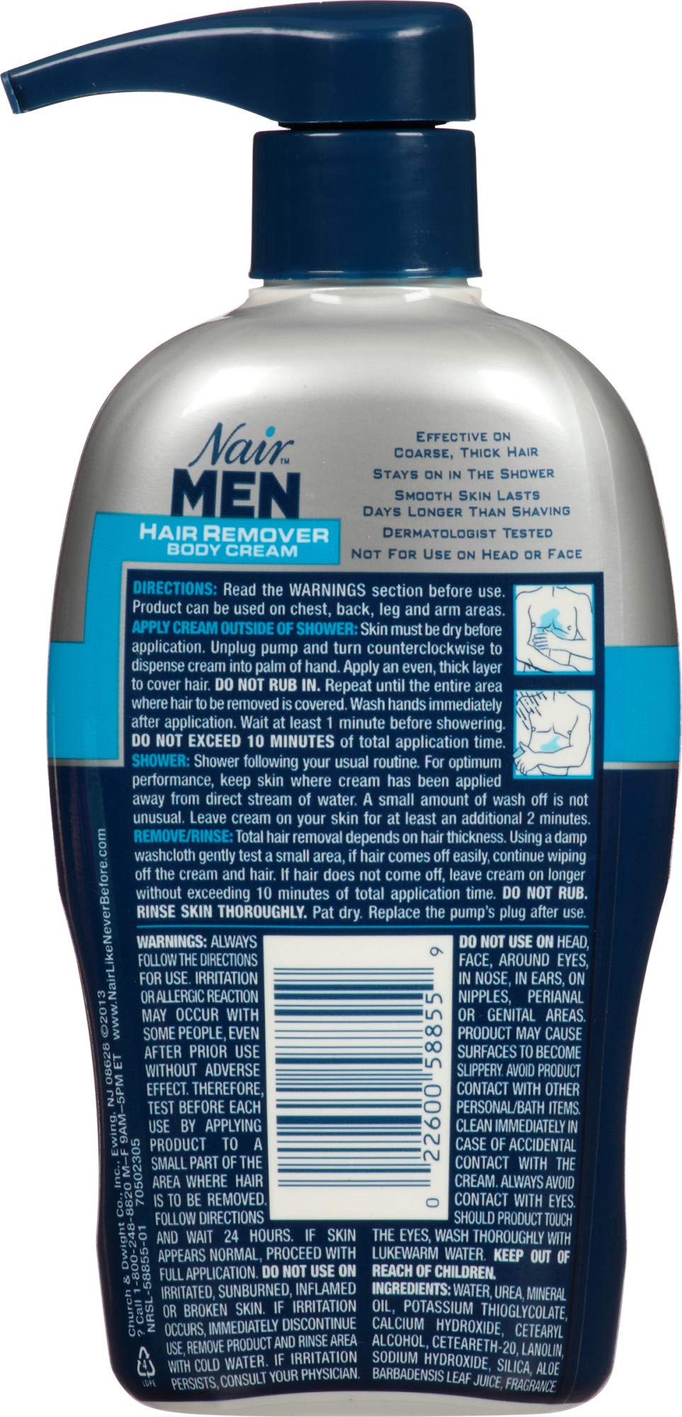 Nair Hair Removal Cream for Men (13 oz)