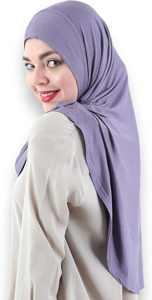 Avanos Easy Wear Soft Hijab for Women, Instant Hijab Long Scarf, Jersey Turbans Prayer Muslim Abayas Dress Clothes Jilbab