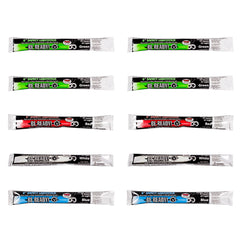 (10 Pack) 12 Hour Duration Military Chemical Light Sticks Multi Color Green | Red | White | Blue | for Emergency Kits | Survival & Camping | Hurricane & Disasters