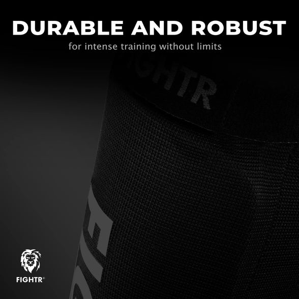 FIGHTR® Shin Guards - Ideal Fit and Padding | shin Protection for Kicks in Kickboxing, MMA, Muay Thai and Other Combat Sports