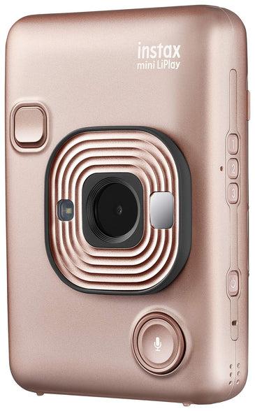 Fujifilm Instax Mini Liplay Hybrid Instant Camera - Blush Gold