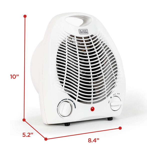 1,500-Watt Personal Desktop Heater (White)