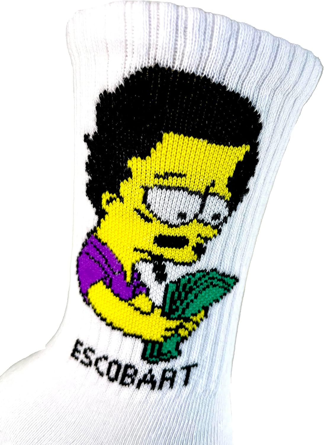 SickSock Funny White Gym Socks