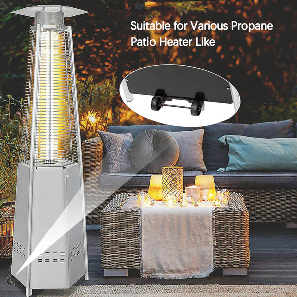 Outdoor Patio Heater Propane Universal Patio Heater Wheel Kit Patio Heater Replacement Parts outdoor Heaters for Patio Heaters Outdoor Heater Propane