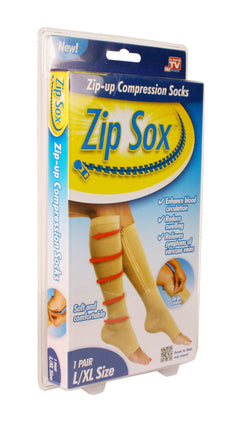 Zip Sox Compression Socks by BulbHead - Pair, S/M