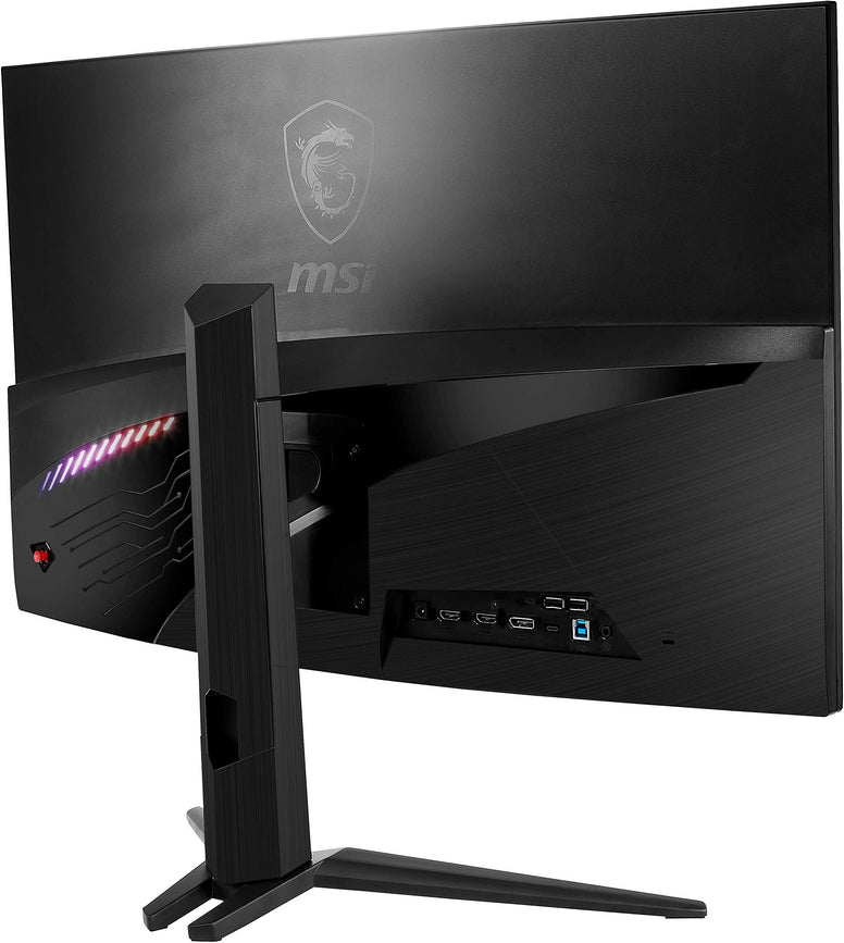 Msi Optix Mag321Curv Curved Gaming Monitor, 32" 3840 X 2160 (Uhd) 16: 9 Aspect Ratio, 60Hz Refresh Rate 4Ms, Hdr Ready, 4K Resolution, Freesync, Black