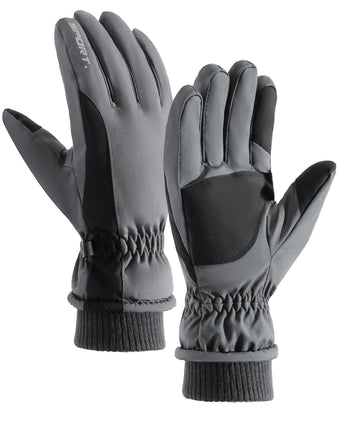 DOFOWORK Ski Gloves - Winter Gloves Waterproof Breathable Snowboard Gloves for Cold Weather, Snow Gloves for Men/Women