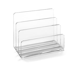 OSCO TS-120394 Acrylic Letter Holder, 80mm x 160mm x 110mm, Clear,ALH1