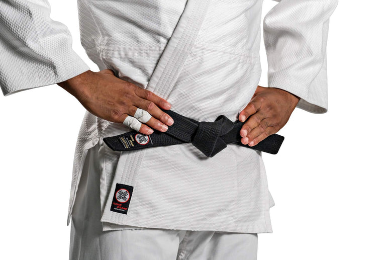 Ronin Judo Gi - Professional Made Martial Arts Uniform - Single Weave Bleach Kimono - Perfect for Competition or Training + White Belt