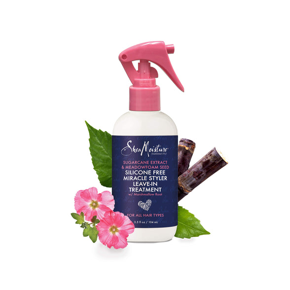 SheaMoisture Silicone Free Miracle Styler Leave-In Treatment Trvl 3.4 Fl Oz Hair Treatment, 3.4 Fluid Ounce