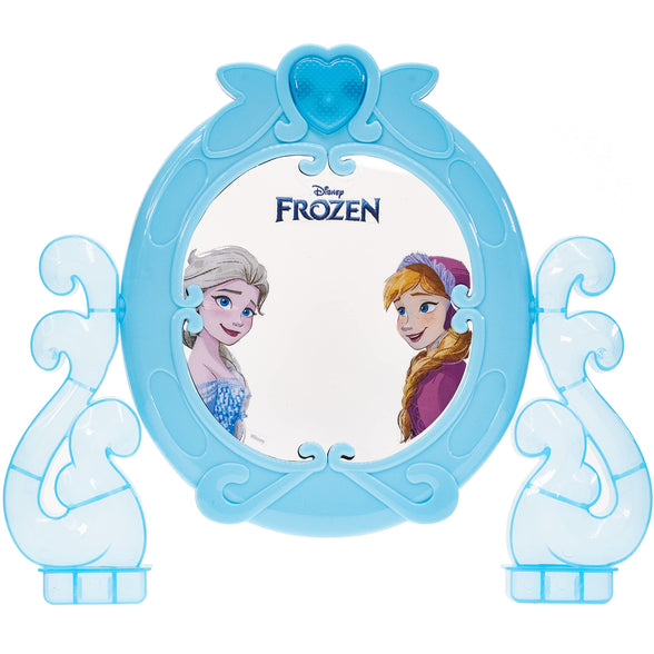 Disney Frozen - Townley Girl Cosmetic Vanity Compact Makeup Set with Mirror & Built-in Music Includes Lip Gloss, Shimmer & Brushes for Kids Girls, Ages 3+ perfect for Parties, Sleepovers and Makeovers