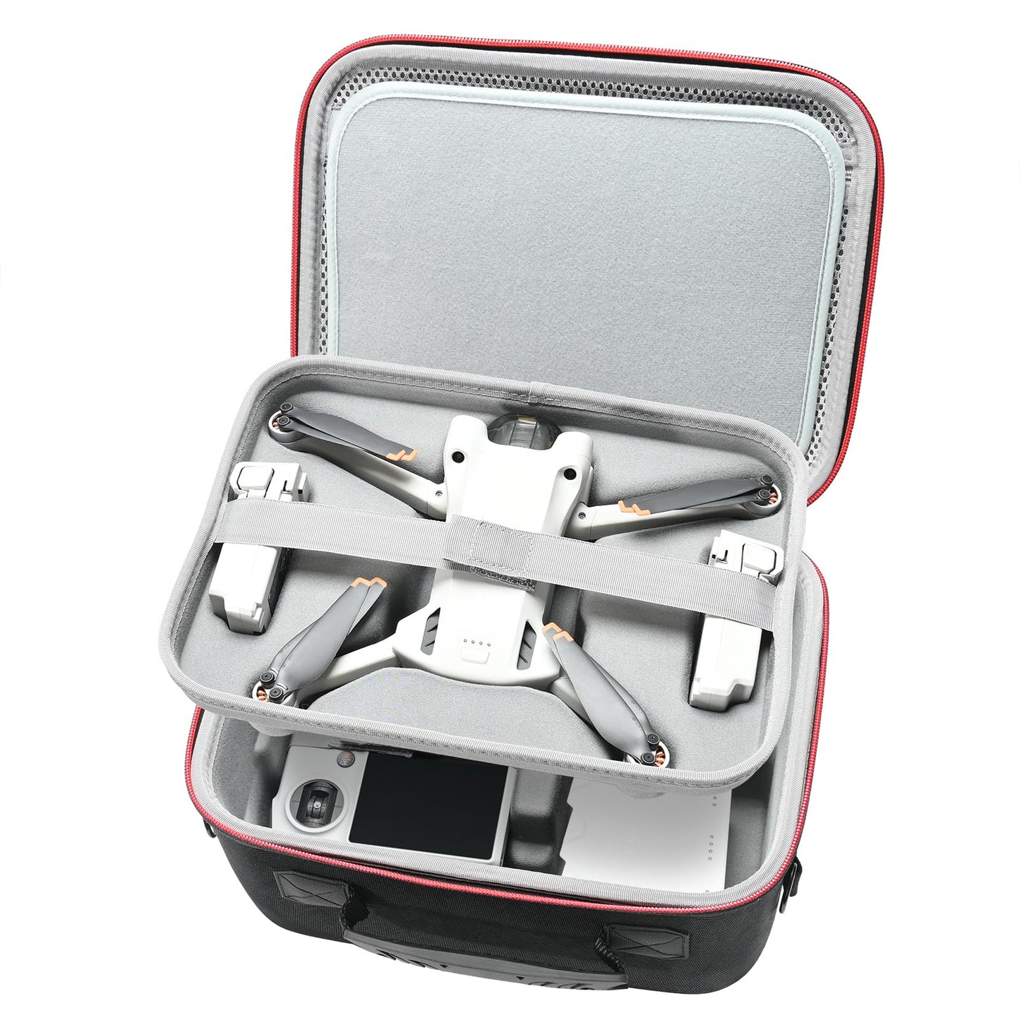 RLSOCO Hard Case for DJI Mini 3 Pro - Fits Full Mini 3 Pro Accessories: Drone Body,RC-N1 or RC Controller,Propellers,Batteries,Cables (Allows Arms Unfold and Fold)