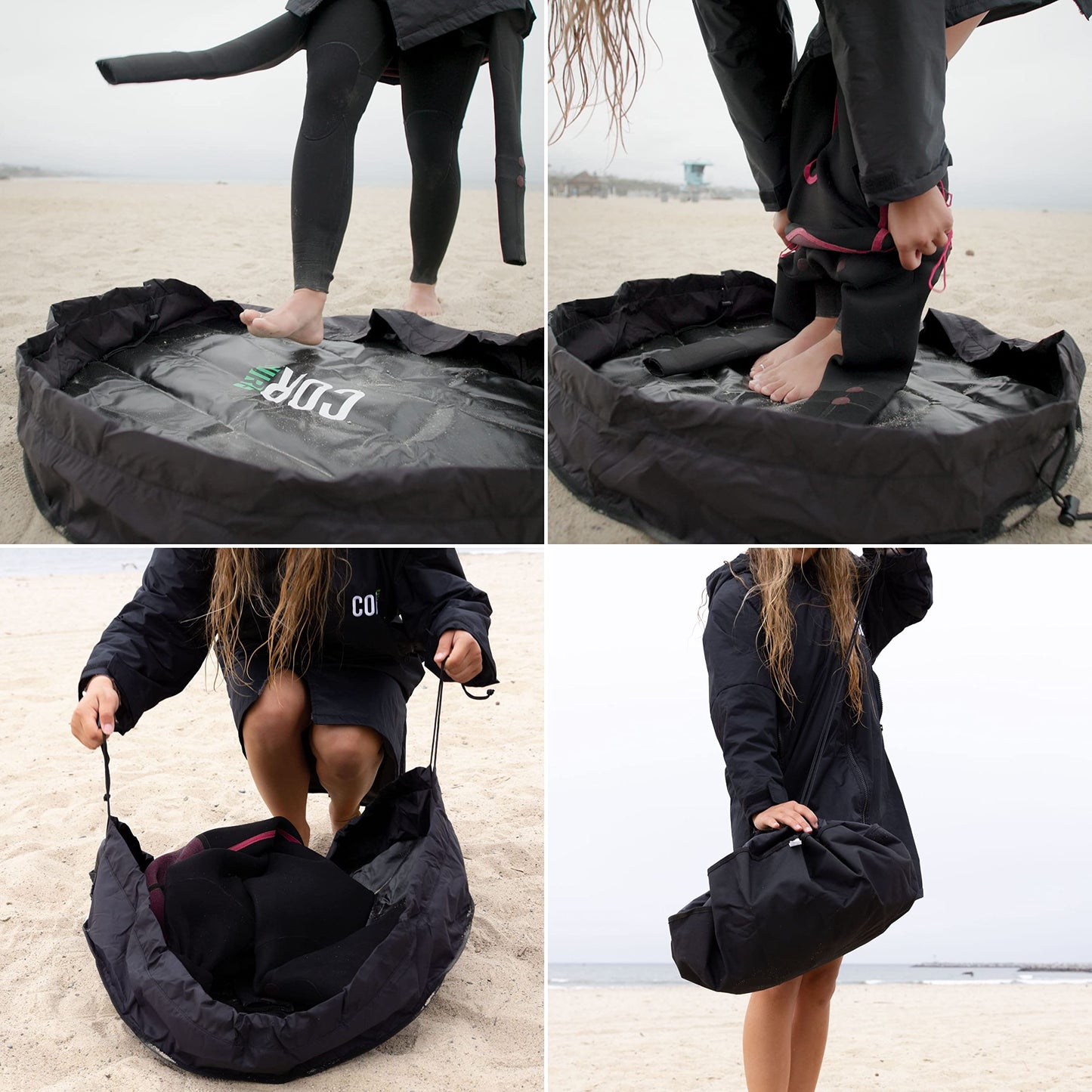 COR Surf Wetsuit Changing Mat | Wet Bag Great for Surfers | Kayakers | Rafters and Boaters That Need to Change Out of Their Wetsuit