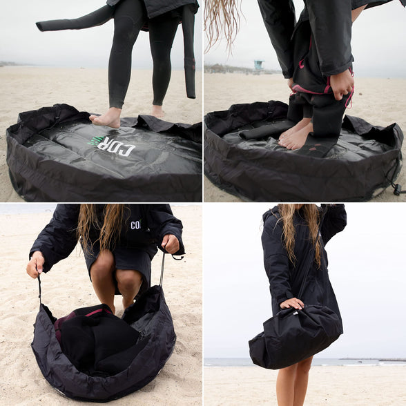 COR Surf Wetsuit Changing Mat | Wet Bag Great for Surfers | Kayakers | Rafters and Boaters That Need to Change Out of Their Wetsuit