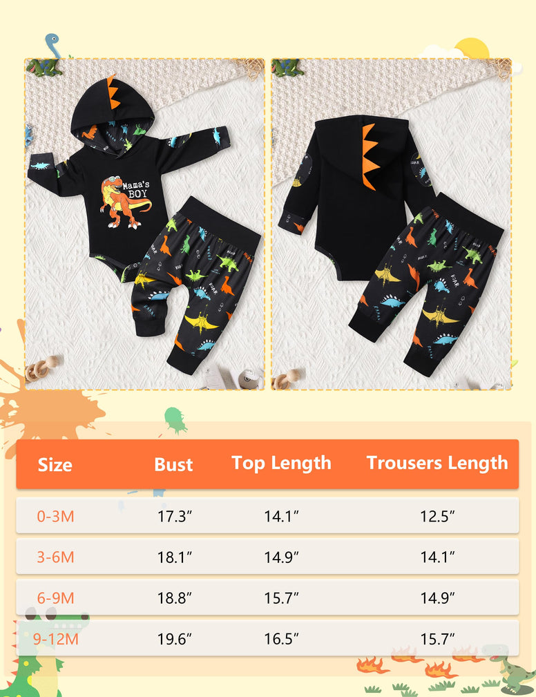 Von kilizo Newborn Baby Boy Clothes Romper Onesie Cotton Newborn Outfit for Boy Cute Infant Boy Jumpsuits Clothes 0-3M