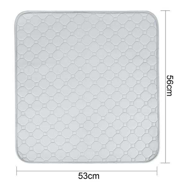Large Absorbent Washable Incontinence Chair Seat Protector Pad Chair Sheet Waterproof Washable Seat Pads Incontinence Chair Absorbent Pads Nonslip Pet Underpads for Adult Children Baby Pet Mat,55x53cm