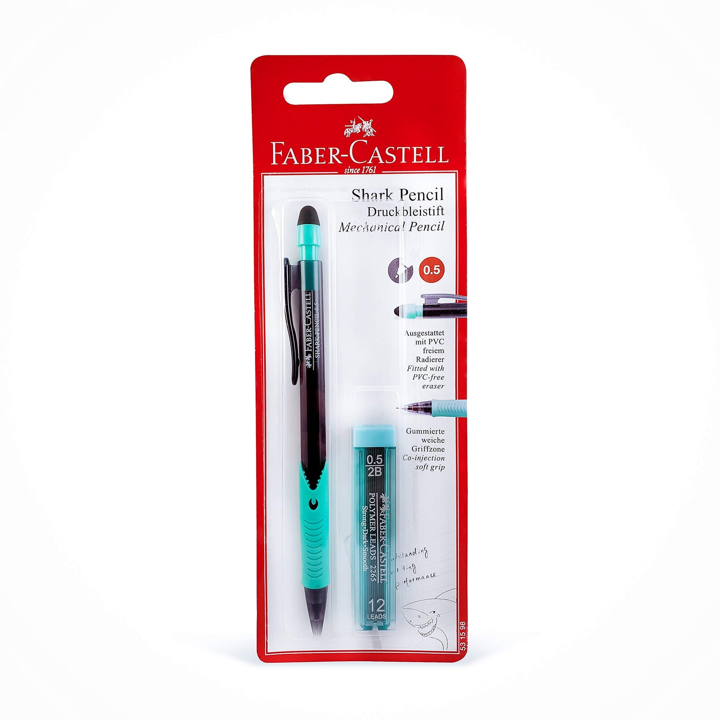 Faber Castell Shark Mechanical Pencil 0.5Mm, Multicolor