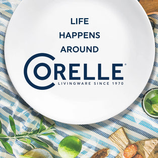 Corelle Classics Chip Resistant Dinner, Lunch, Appetizer Plates & Bowls, 8-Pack 8-Piece 1136756