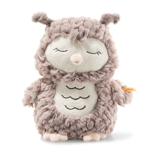 Steiff Soft Cuddly Friends Ollie Owl, 23 cm, Rose Brown