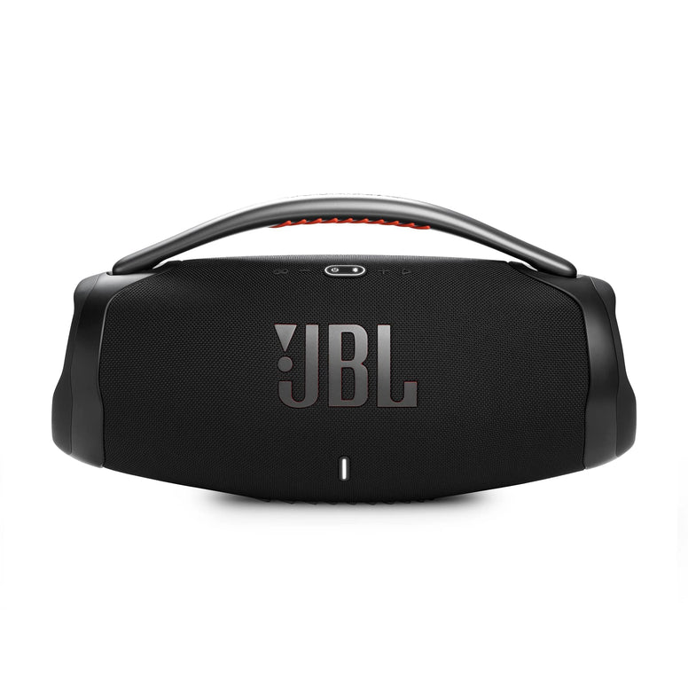 JBL Boombox 3 Portable Speaker, Massive Signature Pro Sound, Monstrous Bass, 24H Battery, IP67 Dust and Water Proof, Partyboost Enabled, Grip Handle, Bluetooth Streaming - Black, JBLBOOMBOX3BLKUK