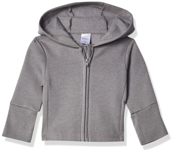 Hanes Unisex Baby Zippin Fleece Hoodie Hooded Sweatshirt 6-12M