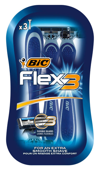 Bic Flex 3 Comfort Disposable Razors - Pack Of