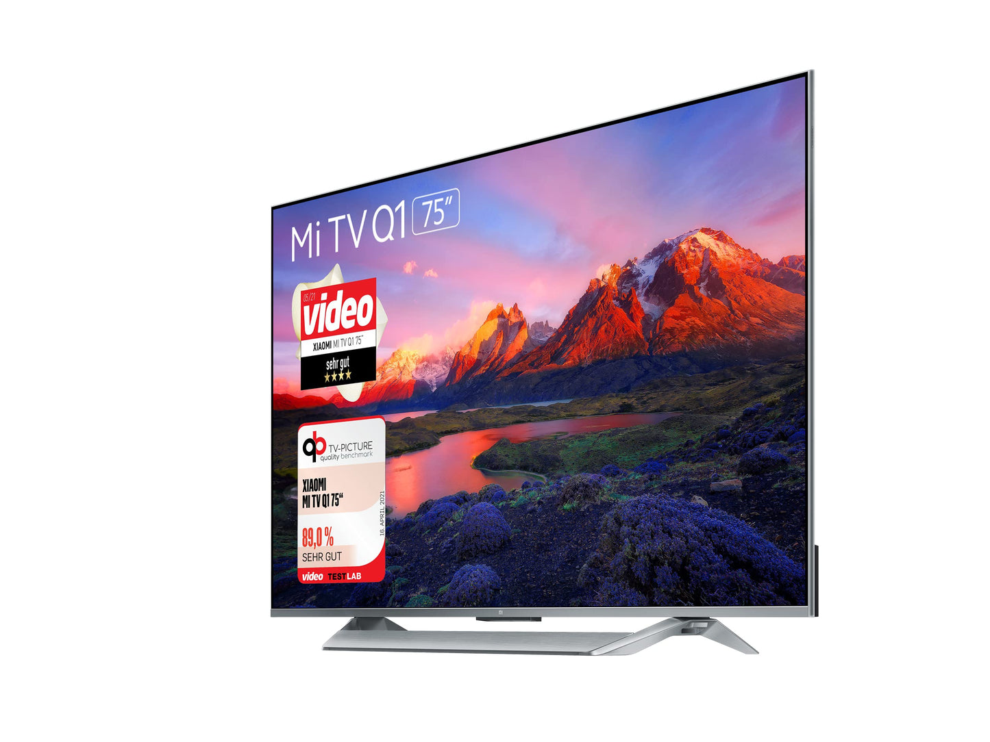 Xiaomi 75 Inch Qled 4K Hdr10+ Smart Android Tv With Hands Free Google Assistant, Support Dolby Audio,Dolby Vision, Netlfix, Grey, L75M6-Esg