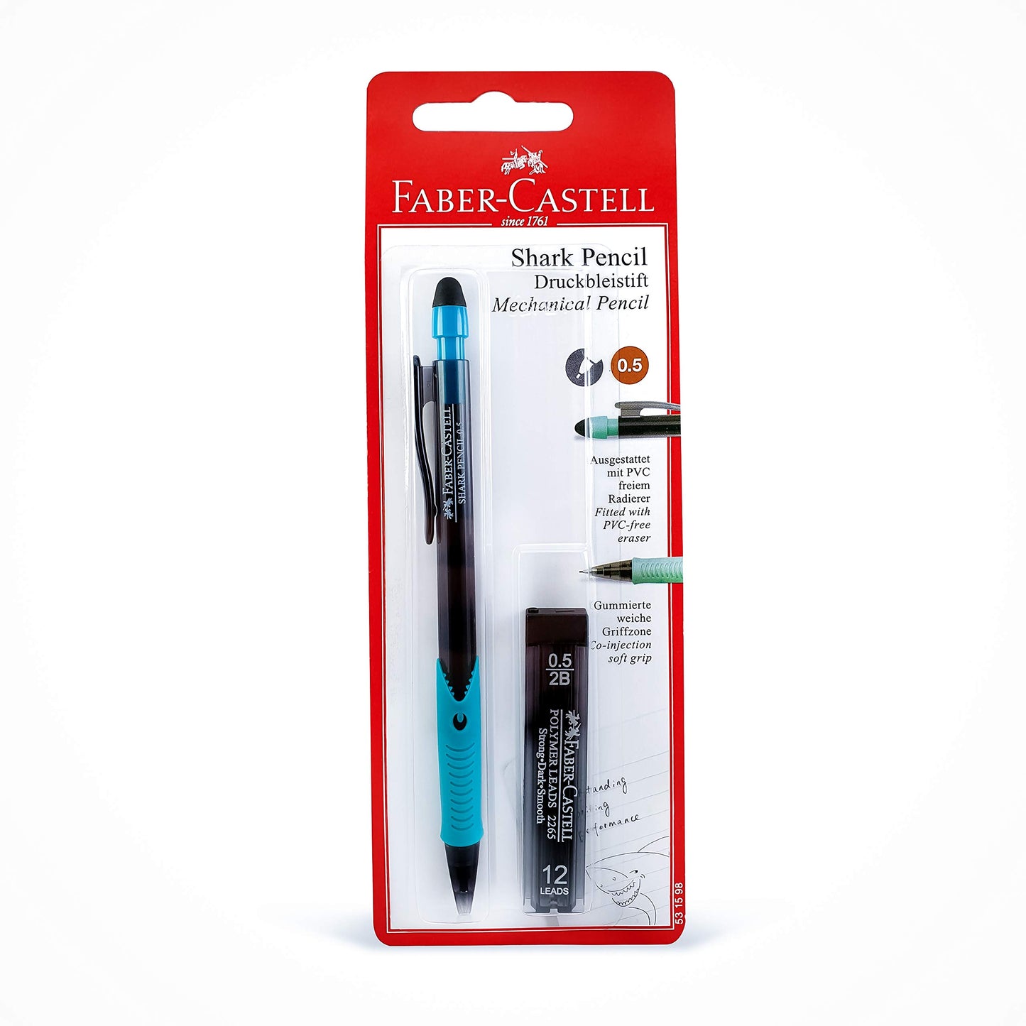 Faber Castell Shark Mechanical Pencil 0.5Mm, Multicolor