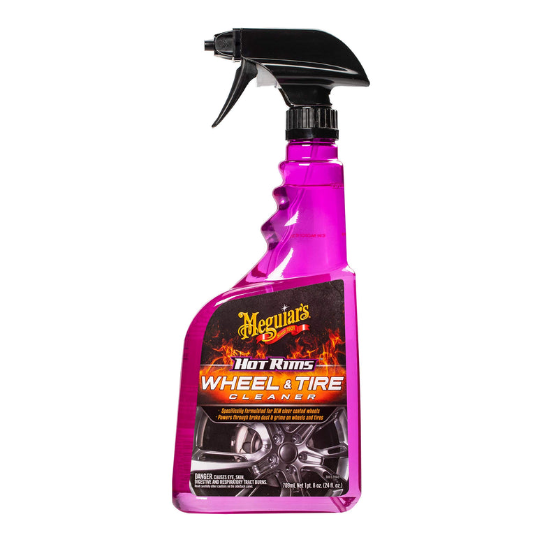 Meguiar'S Hot Rims All Wheel Cleaner, 24 Ounce, G9524, H4.7 X W11.6 D2.2 Cm,