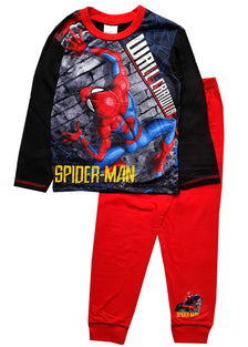 Boys Spiderman Nightwear Pyjamas age 4-5 Years