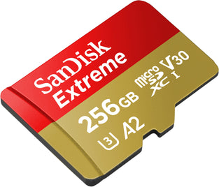 SanDisk 256GB Extreme for Mobile Gaming microSD UHS-I Card - C10, U3, V30, 4K, A2, Micro SD - SDSQXA1-256G-GN6GN