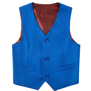 Lycody Kids Vest for Boys 3 Button Formal Suit Vest 2y