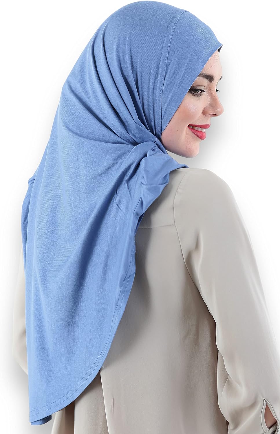 Avanos Easy Wear Soft Hijab for Women, Instant Hijab Long Scarf, Jersey Turbans Prayer Muslim Abayas Dress Clothes Jilbab