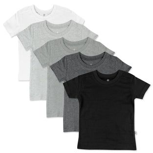 Honest Baby Clothing Unisex Kids Organic Cotton Short Sleeve T-Shirt Multi-Pack Baby and Toddler T-Shirt Set 3-6M