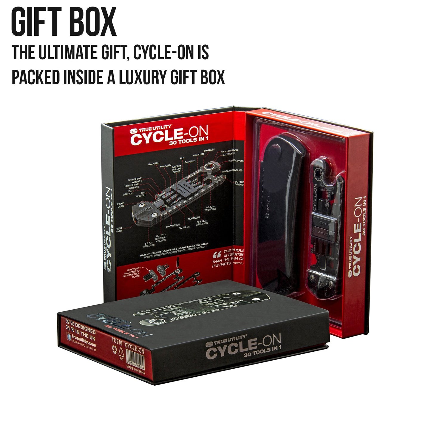 True Utility Cycle-On - 30-Tools-in-1 Slimmest Tool Kit For Your Bike