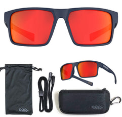 Living out your Qool Time ! Polarized Fish Sunglasses for Men Women, Running Driving Golfing Cycling