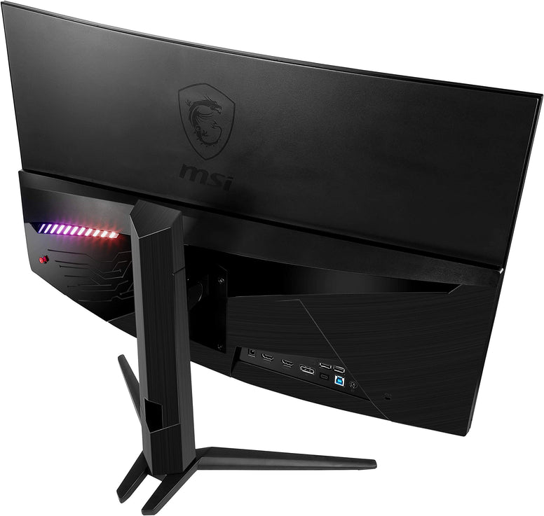 Msi Optix Mag321Curv Curved Gaming Monitor, 32" 3840 X 2160 (Uhd) 16: 9 Aspect Ratio, 60Hz Refresh Rate 4Ms, Hdr Ready, 4K Resolution, Freesync, Black