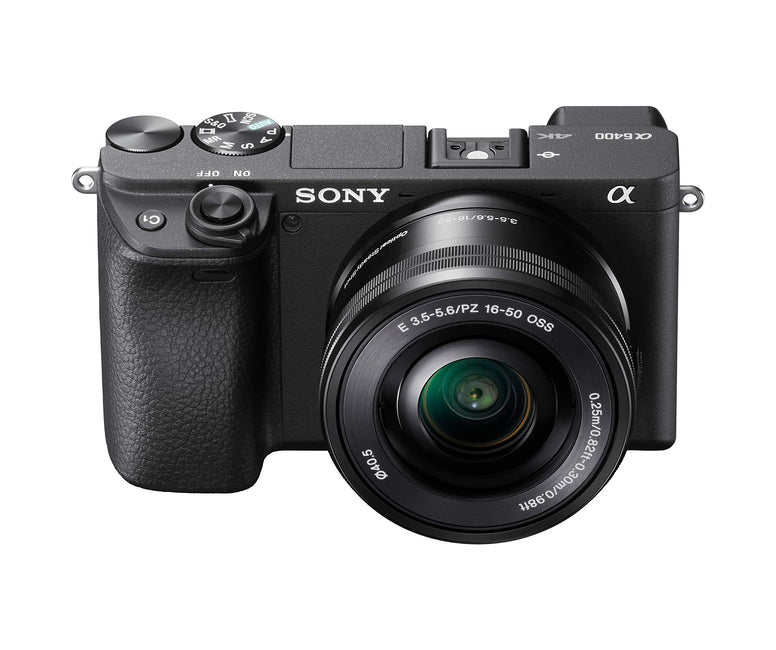 Sony Alpha A6400 Mirrorless Camera With 16-50 Lens Kit, Compact Aps-C Interchangeable Lens Digital Camera With Real-Time Eye Auto Focus, 4K Video & Flip Up Touchscreen, Ilce-6400Lb