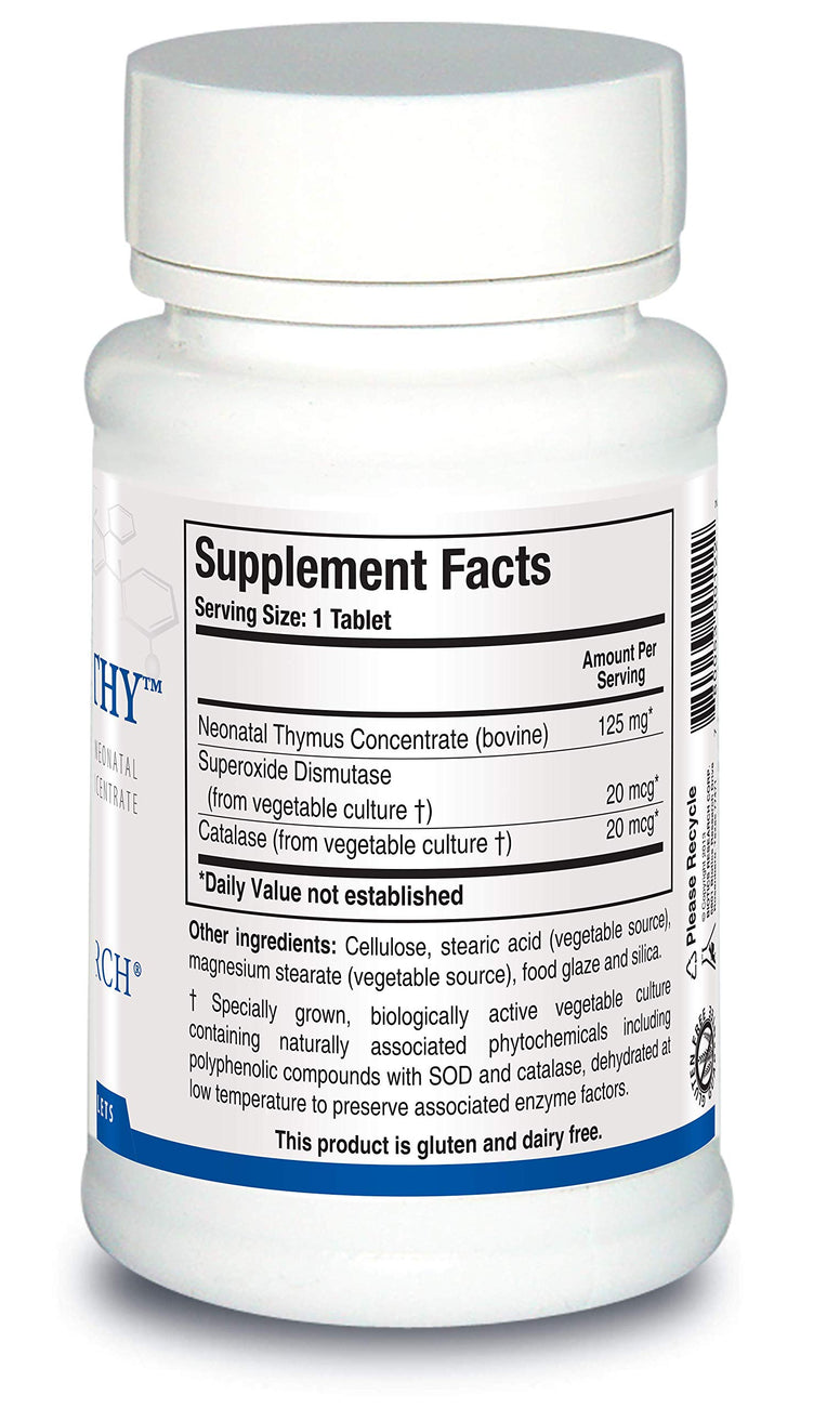 Biotics Research Cytozyme Thy Neonatal Thymus Concentrate. Supports Health of The Thymus Gland. Healthy Immune Response and Inflammatory Processes. Supports Immune System 60 Counts
