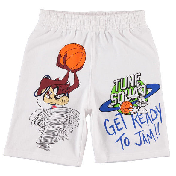 Boy's Space Jam T-Shirt and Shorts Bundle - Space Jam 2 Boys Clothing set (Size 6-7)