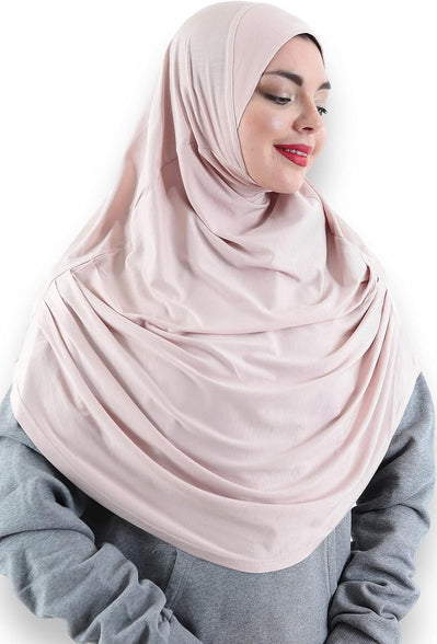 Avanos Easy Wear Soft Hijab for Women, Instant Hijab Long Scarf, Jersey Turbans Prayer Muslim Abayas Dress Clothes Jilbab