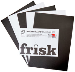 Frisk Dual Mount A3 Black/White Pack of 5