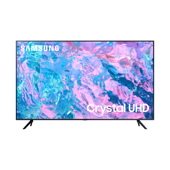 Samsung Smart TV, Crystal UHD, CU7000C, 65 Inch, Black, 2023, Crystal Processor 4K, Smart Hub, Object Tracking Sound Lite, UA65CU7000UXZN